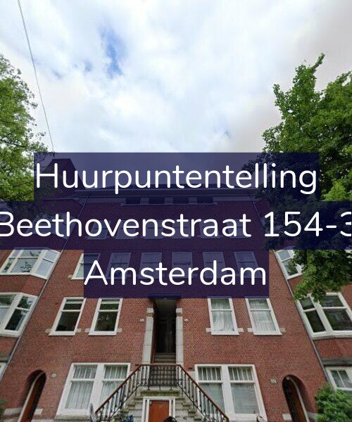 Foto gevel Huurpuntentelling voor Beethovenstraat 154-3, Amsterdam