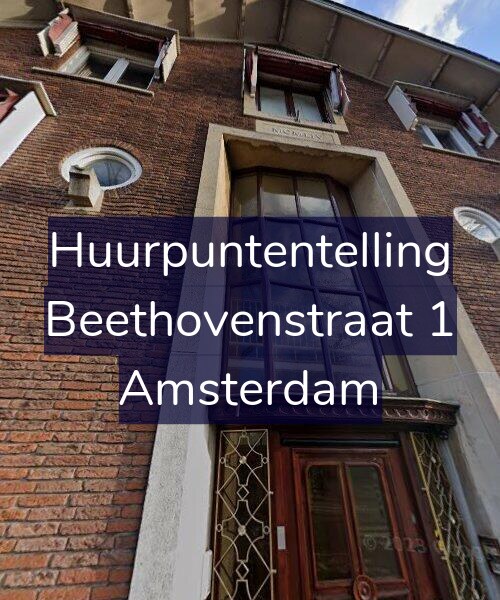 Foto gevel Huurpuntentelling voor Beethovenstraat 1, Amsterdam