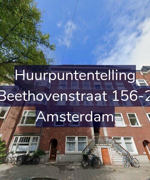 Foto gevel Huurpuntentelling voor Beethovenstraat 156-2, Amsterdam
