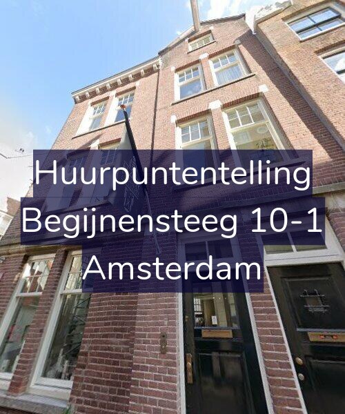 Foto gevel Huurpuntentelling voor Begijnensteeg 10-1, Amsterdam