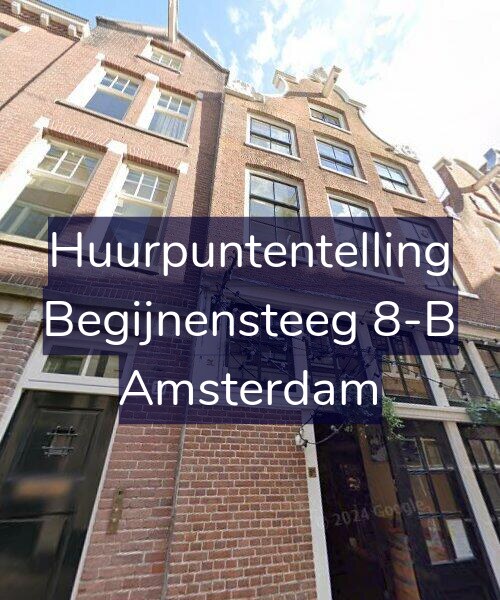 Foto gevel Huurpuntentelling voor Begijnensteeg 8-B, Amsterdam