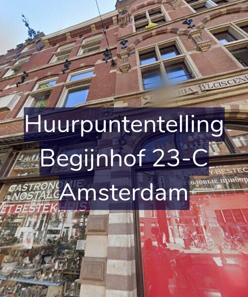 Foto gevel Huurpuntentelling voor Begijnhof 23-C, Amsterdam