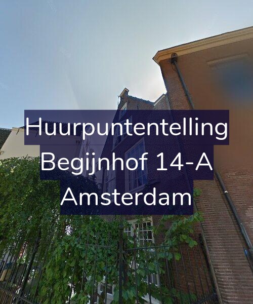 Foto gevel Huurpuntentelling voor Begijnhof 14-A, Amsterdam