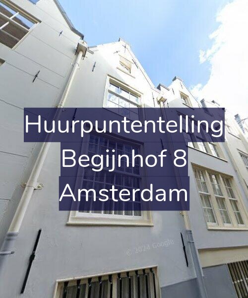 Foto gevel Huurpuntentelling voor Begijnhof 8, Amsterdam
