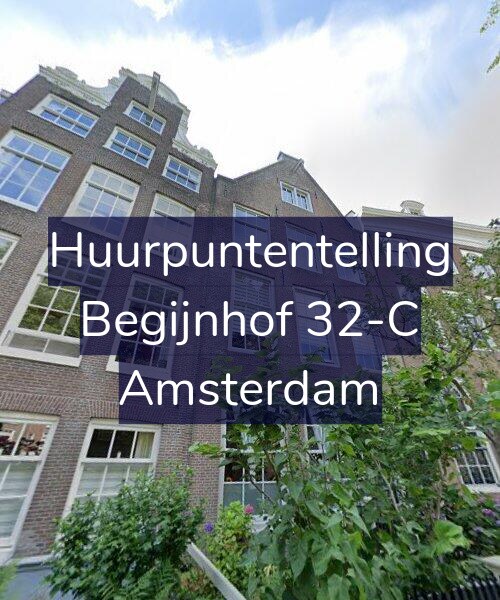 Foto gevel Huurpuntentelling voor Begijnhof 32-C, Amsterdam
