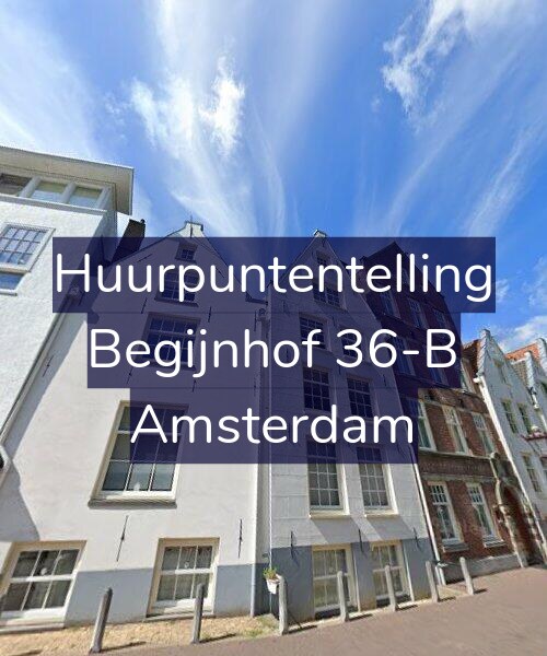 Foto gevel Huurpuntentelling voor Begijnhof 36-B, Amsterdam