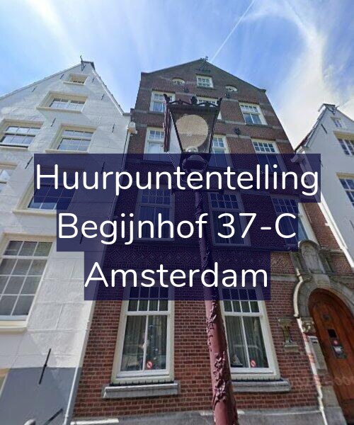 Foto gevel Huurpuntentelling voor Begijnhof 37-C, Amsterdam