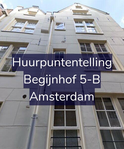 Foto gevel Huurpuntentelling voor Begijnhof 5-B, Amsterdam