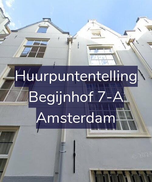 Foto gevel Huurpuntentelling voor Begijnhof 7-A, Amsterdam