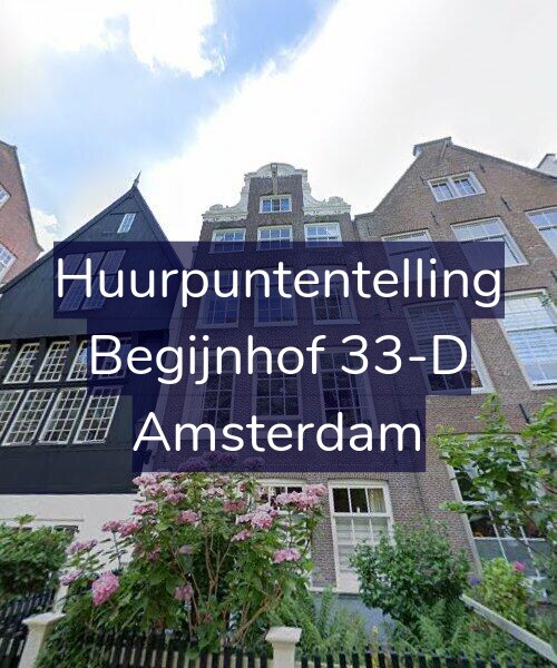 Foto gevel Huurpuntentelling voor Begijnhof 33-D, Amsterdam