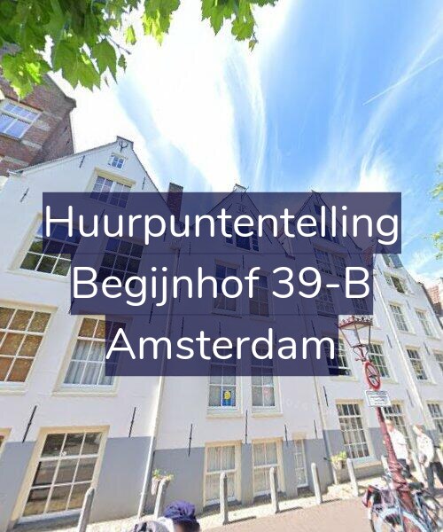 Foto gevel Huurpuntentelling voor Begijnhof 39-B, Amsterdam