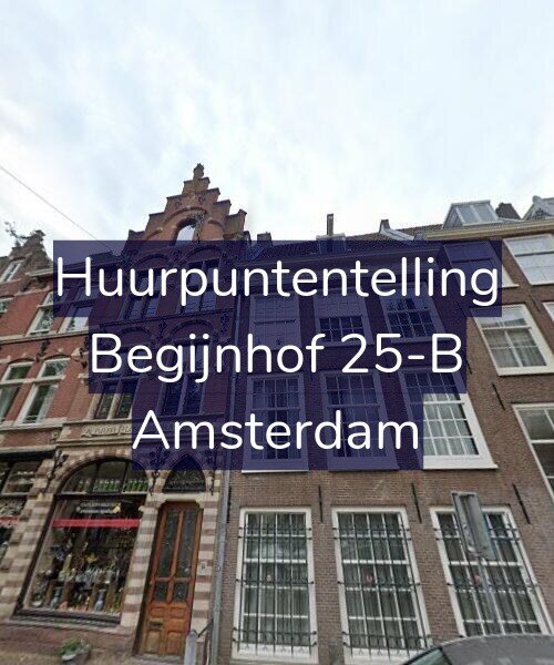 Foto gevel Huurpuntentelling voor Begijnhof 25-B, Amsterdam
