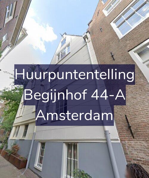 Foto gevel Huurpuntentelling voor Begijnhof 44-A, Amsterdam