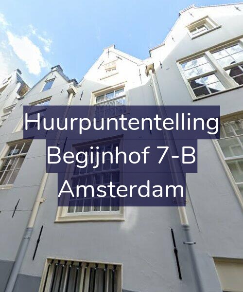 Foto gevel Huurpuntentelling voor Begijnhof 7-B, Amsterdam