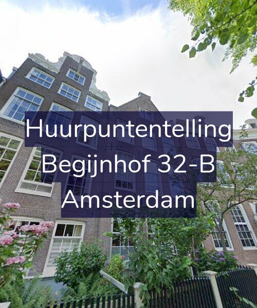 Foto gevel Huurpuntentelling voor Begijnhof 32-B, Amsterdam