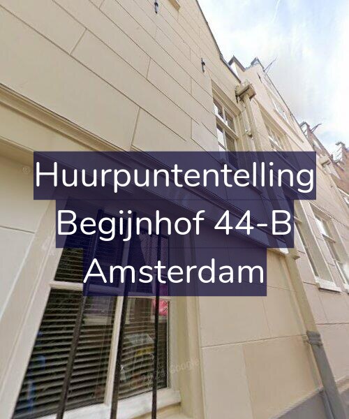 Foto gevel Huurpuntentelling voor Begijnhof 44-B, Amsterdam