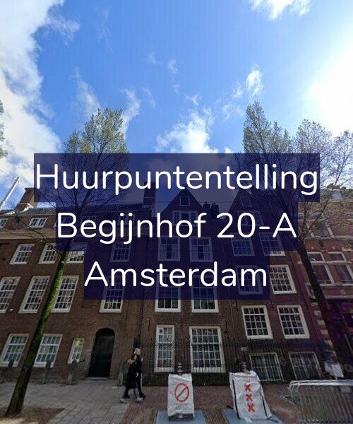 Foto gevel Huurpuntentelling voor Begijnhof 20-A, Amsterdam