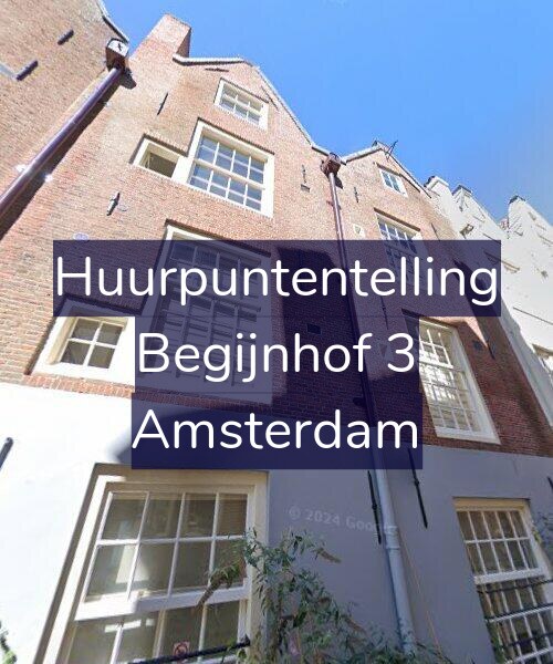 Foto gevel Huurpuntentelling voor Begijnhof 3, Amsterdam