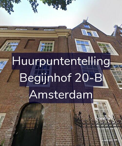 Foto gevel Huurpuntentelling voor Begijnhof 20-B, Amsterdam