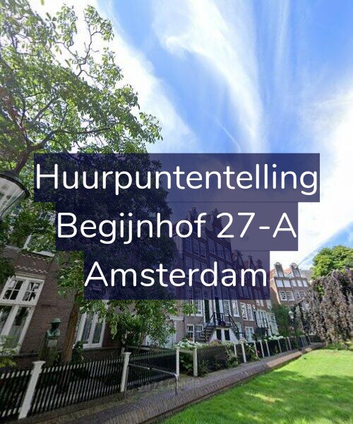 Foto gevel Huurpuntentelling voor Begijnhof 27-A, Amsterdam