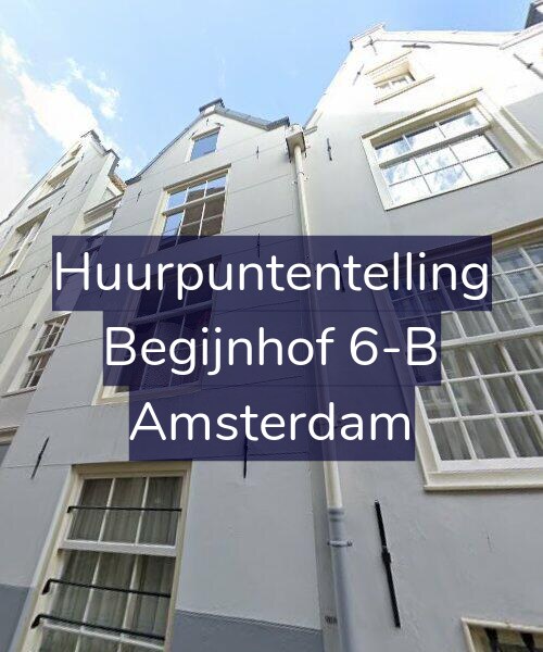 Foto gevel Huurpuntentelling voor Begijnhof 6-B, Amsterdam