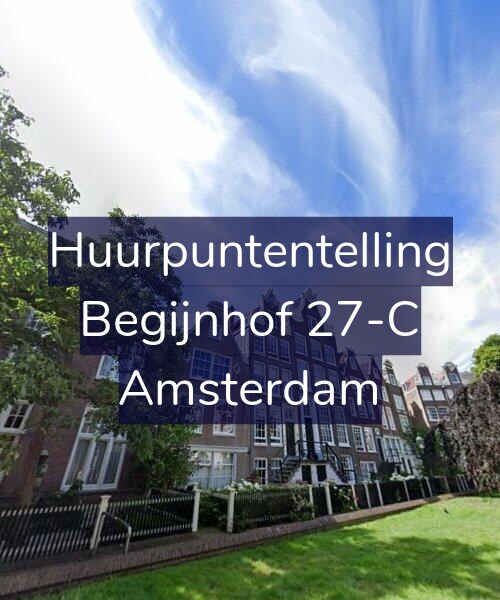 Foto gevel Huurpuntentelling voor Begijnhof 27-C, Amsterdam