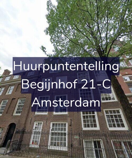 Foto gevel Huurpuntentelling voor Begijnhof 21-C, Amsterdam