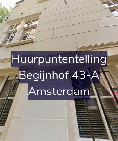 Foto gevel Huurpuntentelling voor Begijnhof 43-A, Amsterdam