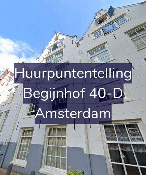 Foto gevel Huurpuntentelling voor Begijnhof 40-D, Amsterdam