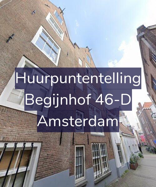 Foto gevel Huurpuntentelling voor Begijnhof 46-D, Amsterdam