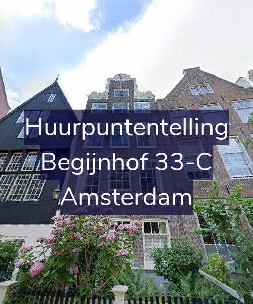 Foto gevel Huurpuntentelling voor Begijnhof 33-C, Amsterdam
