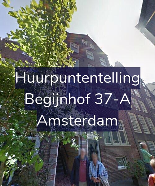 Foto gevel Huurpuntentelling voor Begijnhof 37-A, Amsterdam