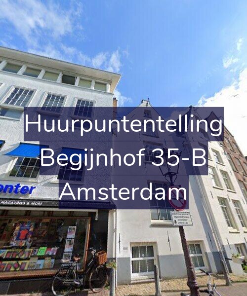 Foto gevel Huurpuntentelling voor Begijnhof 35-B, Amsterdam