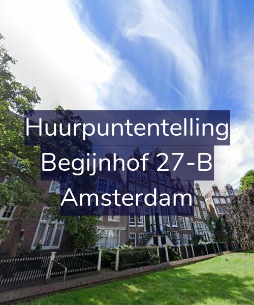 Foto gevel Huurpuntentelling voor Begijnhof 27-B, Amsterdam