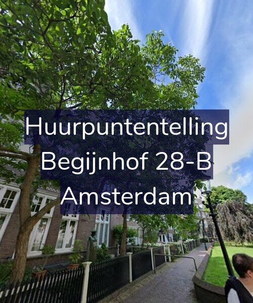 Foto gevel Huurpuntentelling voor Begijnhof 28-B, Amsterdam