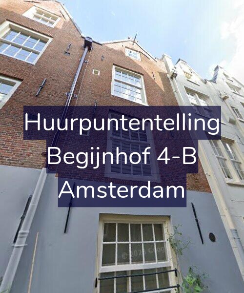 Foto gevel Huurpuntentelling voor Begijnhof 4-B, Amsterdam