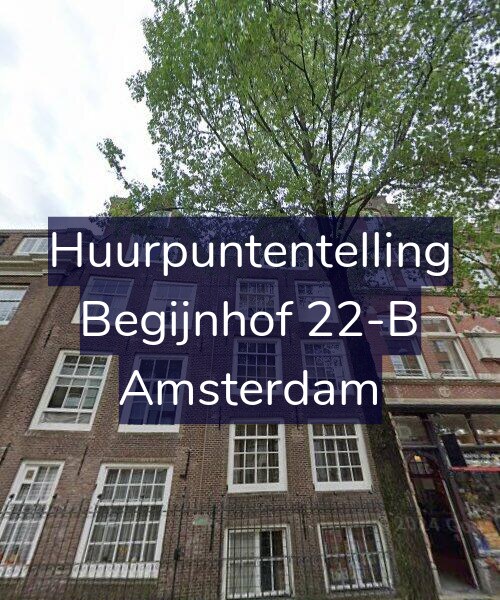 Foto gevel Huurpuntentelling voor Begijnhof 22-B, Amsterdam