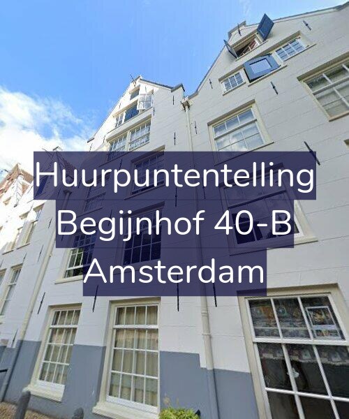 Foto gevel Huurpuntentelling voor Begijnhof 40-B, Amsterdam