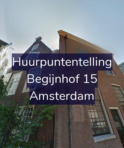 Foto gevel Huurpuntentelling voor Begijnhof 15, Amsterdam
