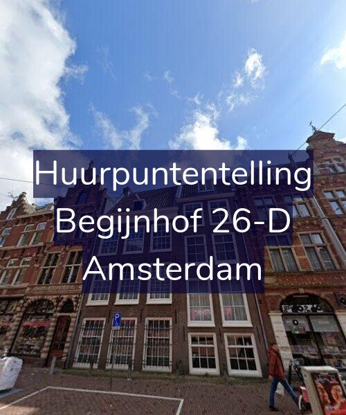 Foto gevel Huurpuntentelling voor Begijnhof 26-D, Amsterdam