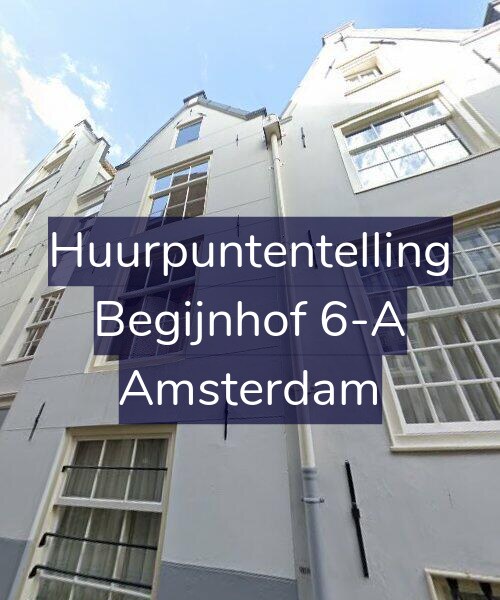 Foto gevel Huurpuntentelling voor Begijnhof 6-A, Amsterdam