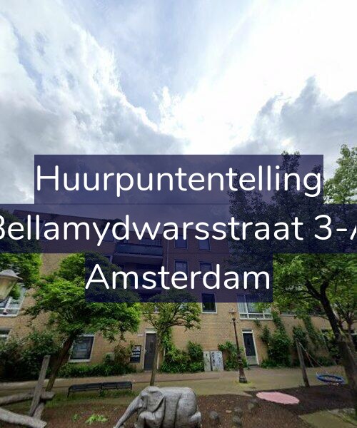 Foto gevel Huurpuntentelling voor Bellamydwarsstraat 3-A, Amsterdam