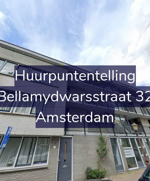 Foto gevel Huurpuntentelling voor Bellamydwarsstraat 32, Amsterdam