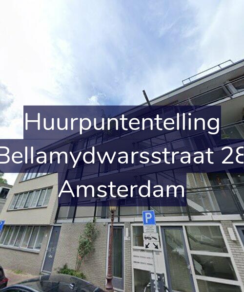 Foto gevel Huurpuntentelling voor Bellamydwarsstraat 28, Amsterdam