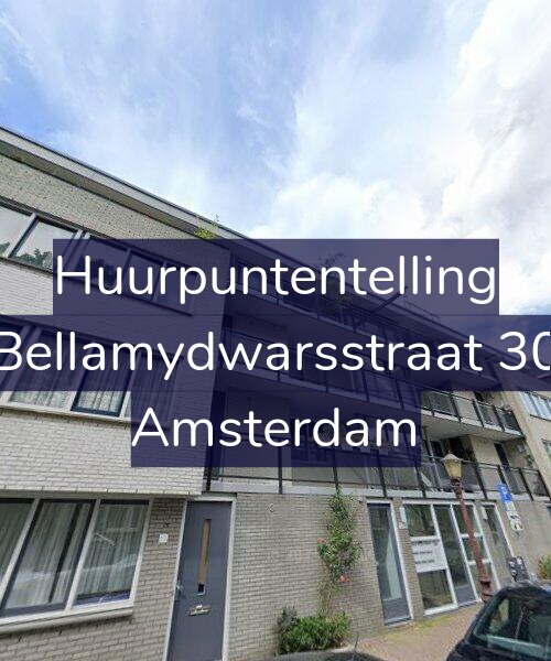Foto gevel Huurpuntentelling voor Bellamydwarsstraat 30, Amsterdam