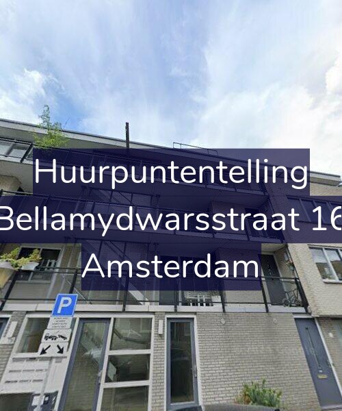 Foto gevel Huurpuntentelling voor Bellamydwarsstraat 16, Amsterdam