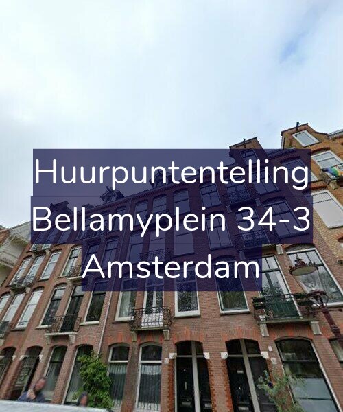 Foto gevel Huurpuntentelling voor Bellamyplein 34-3, Amsterdam