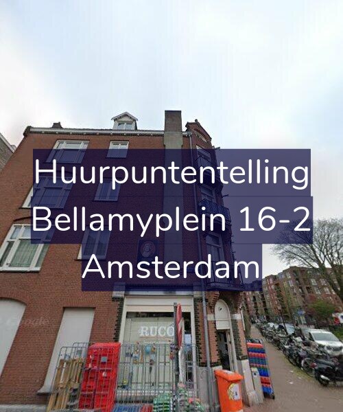 Foto gevel Huurpuntentelling voor Bellamyplein 16-2, Amsterdam