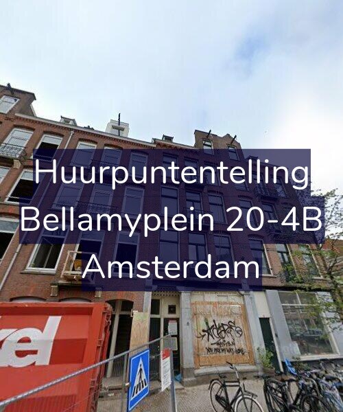 Foto gevel Huurpuntentelling voor Bellamyplein 20-4B, Amsterdam