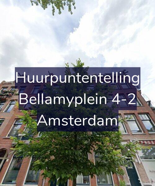 Foto gevel Huurpuntentelling voor Bellamyplein 4-2, Amsterdam